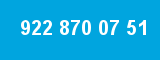 922 870 07 51